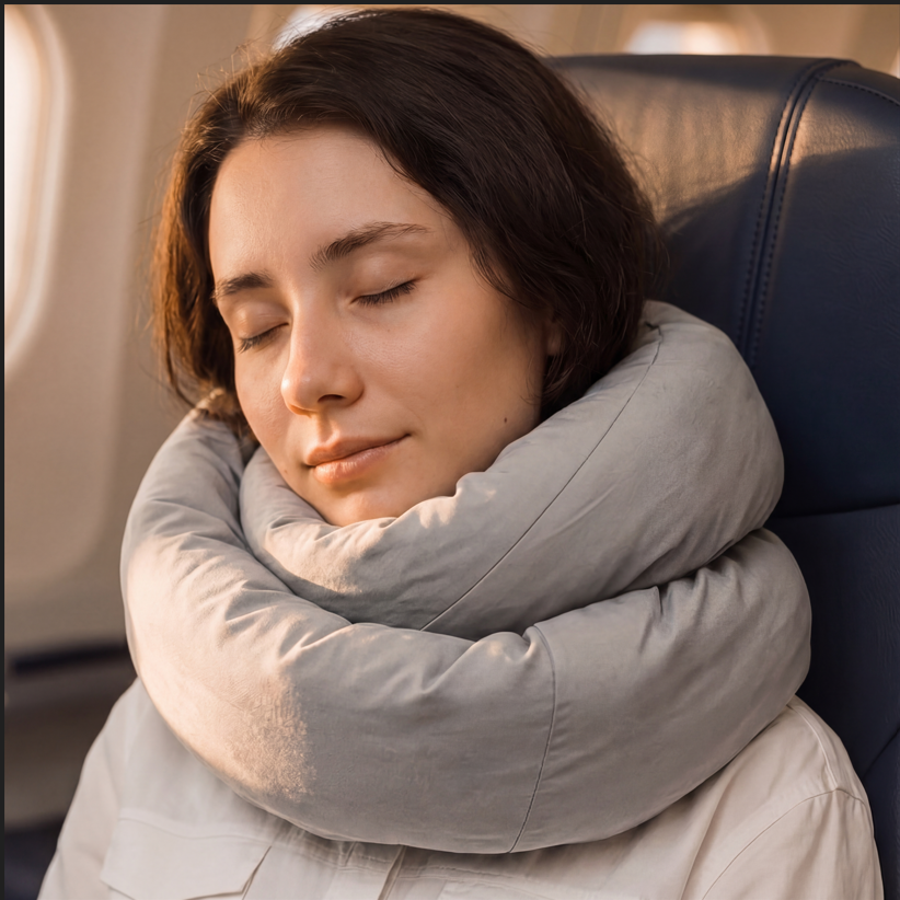 Memory Foam Travel Pillow